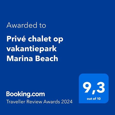 Prive Chalet Op Vakantiepark Marina Beach Hoek Exterior foto